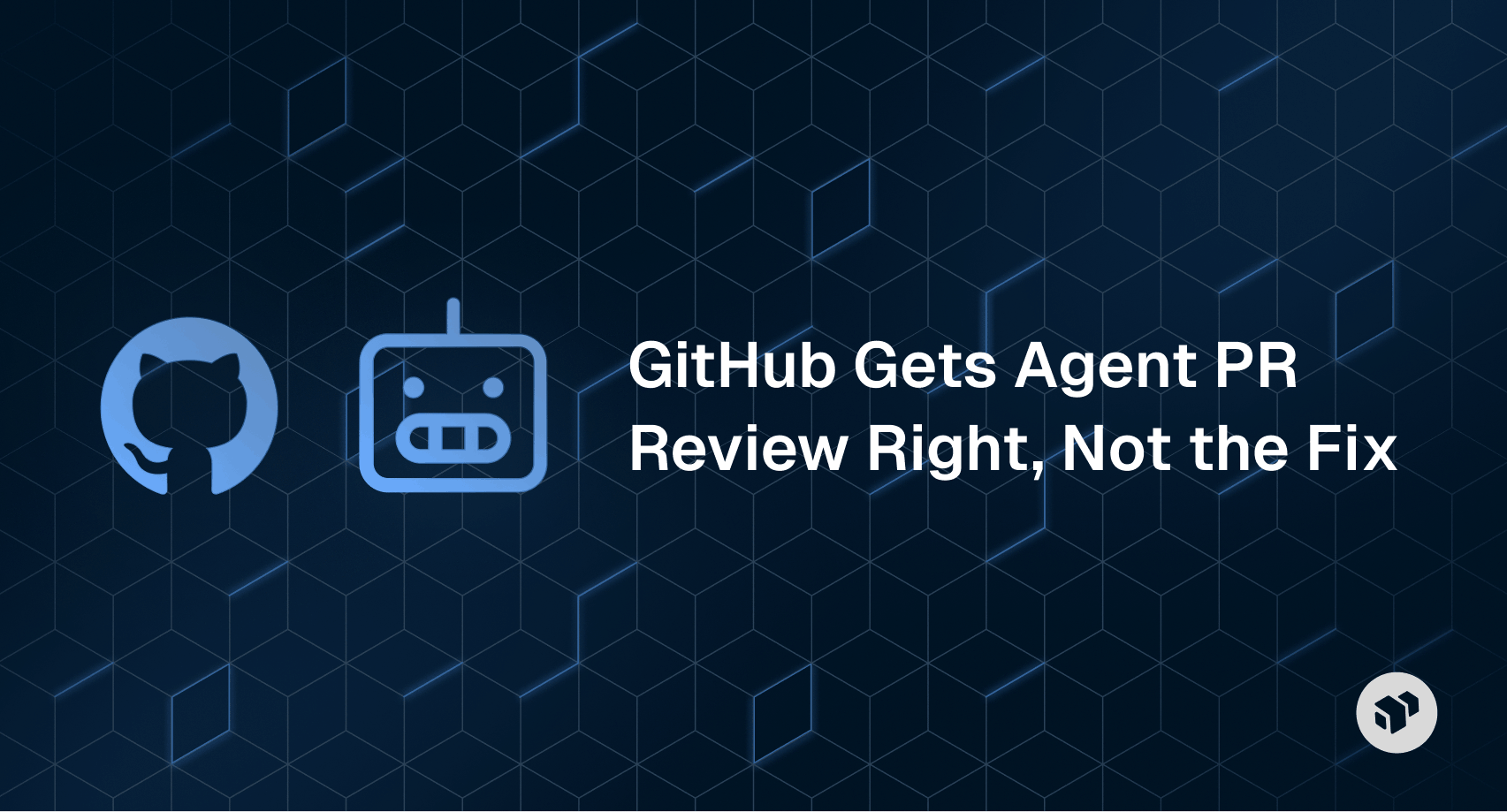 Analysis of GitHub getting AI agent PR review correct but missing the fix workflow